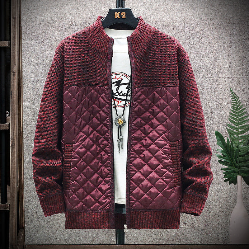 Embrace Comfort and Style with Our Plush and Thick Stitched Sweater Jacket