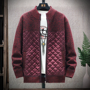 Embrace Comfort and Style with Our Plush and Thick Stitched Sweater Jacket