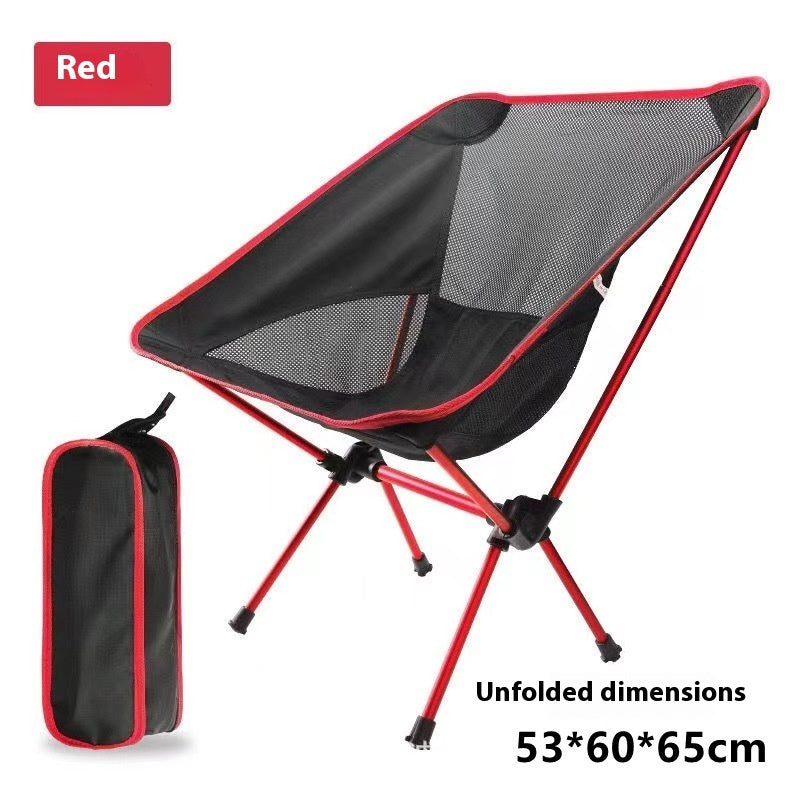 Experience Comfort with the Outdoor Moon Camping Folding Chair