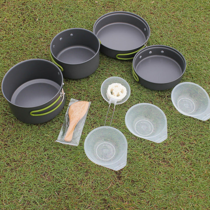 Experience the Great Outdoors with Our Portable Cookware Set