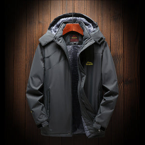 Stay Warm and Stylish with Our Fleece-lined Thickened Outdoor Shell Jacket