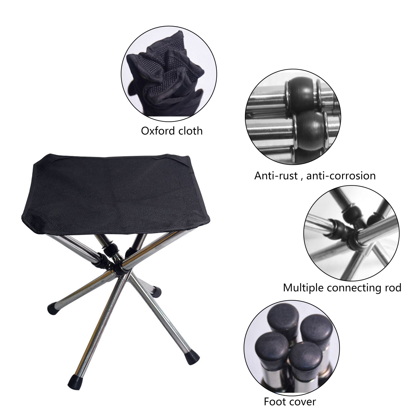 Experience Comfort Anywhere with the Tie Stainless Steel Camping Chair Bench