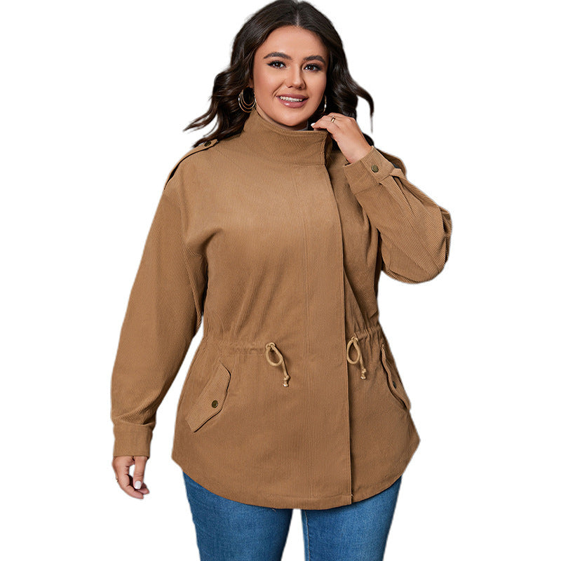 Plus Size Women's Jacket Coat Loose