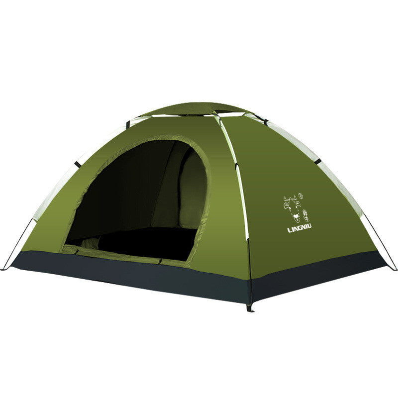 Single-layer outdoor camping tent