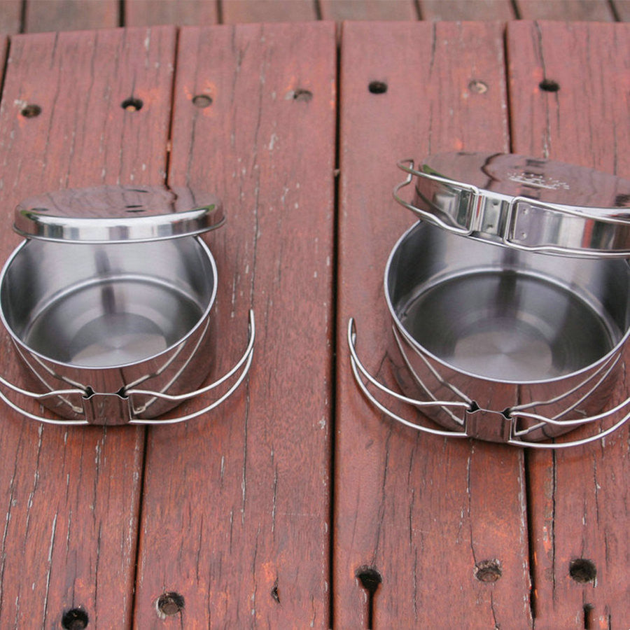 Outdoor Camping Portable Cookware Pot Set