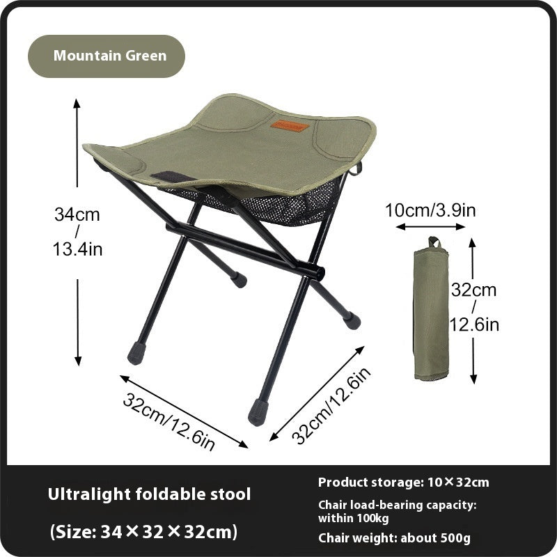 Portable Fishing Stool Camp Chair