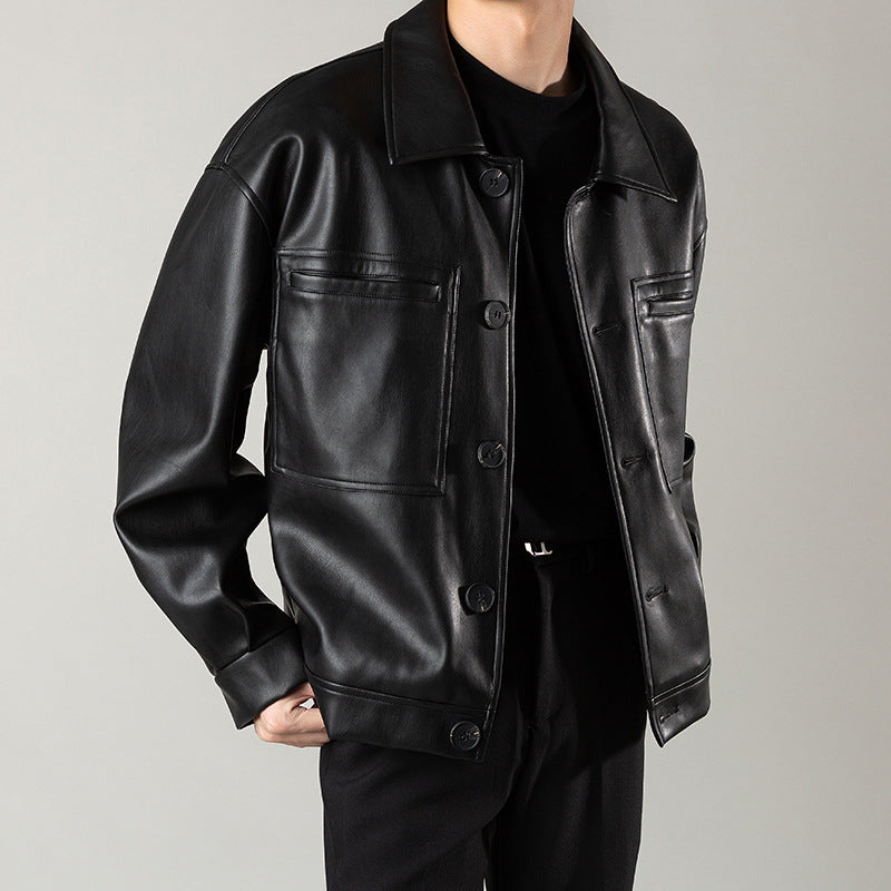Men's Winter Leather Jacket